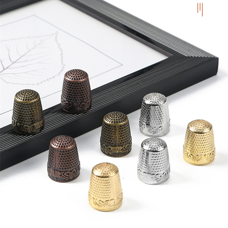 Sewing Thimble Metal - Протектор для пальцев в стиле ретро,