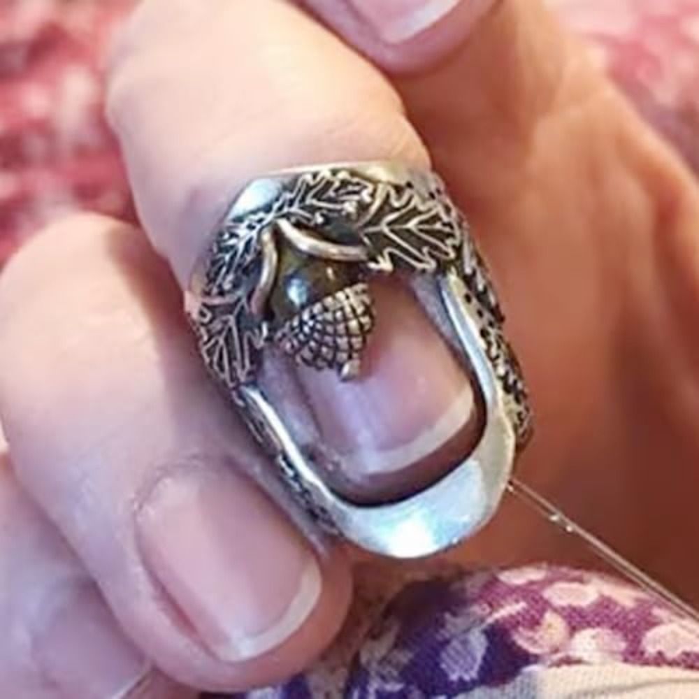 Sewing Thimble Metal - Металлический наперсток-грецкий орех для шитья, прочный,
