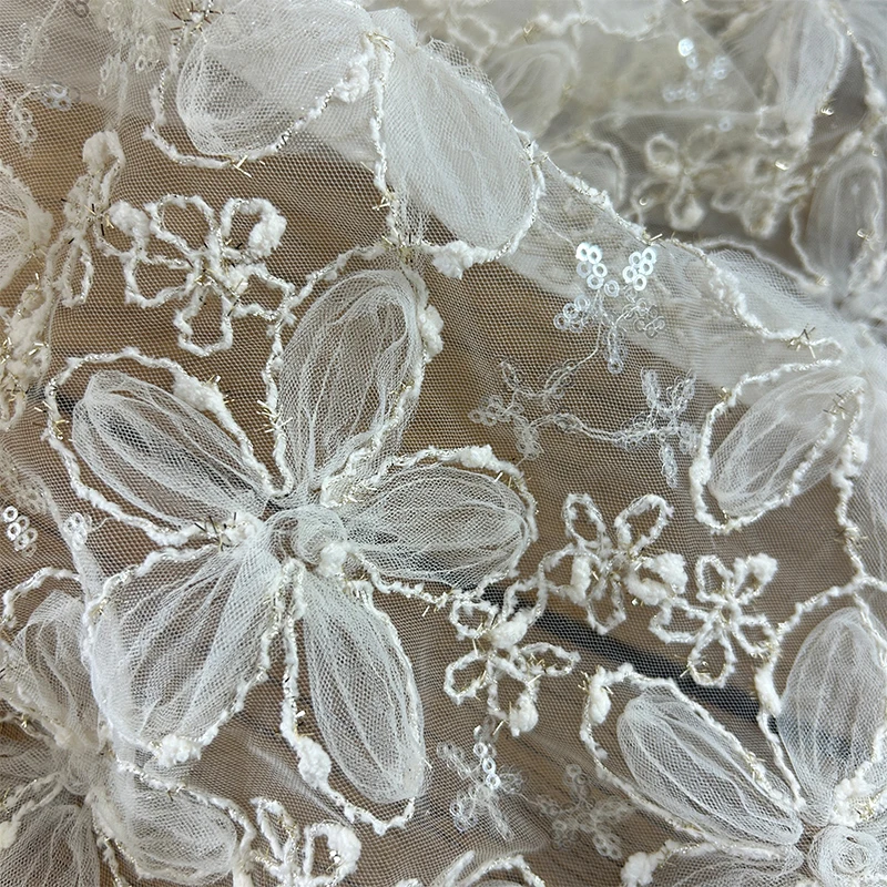 3D вышитая сетчатая ткань с бл – обзор и цена Textile Sewing Techniques