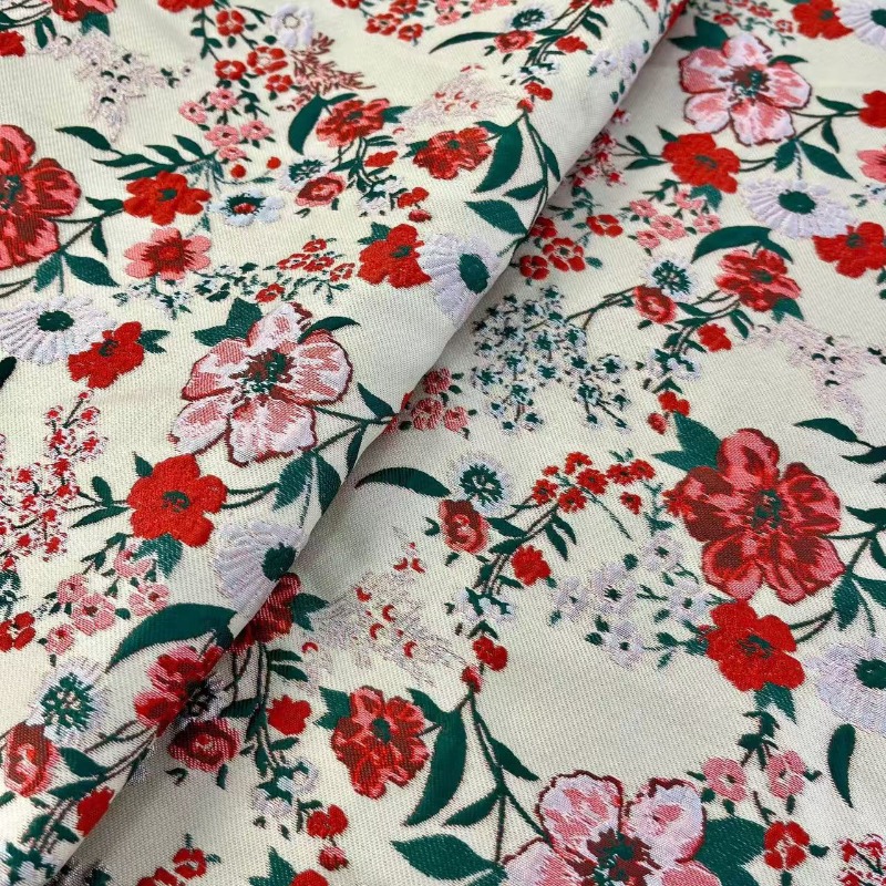 Красная ткань с мелким цветочн – обзор и цена Vintage Sewing Textile