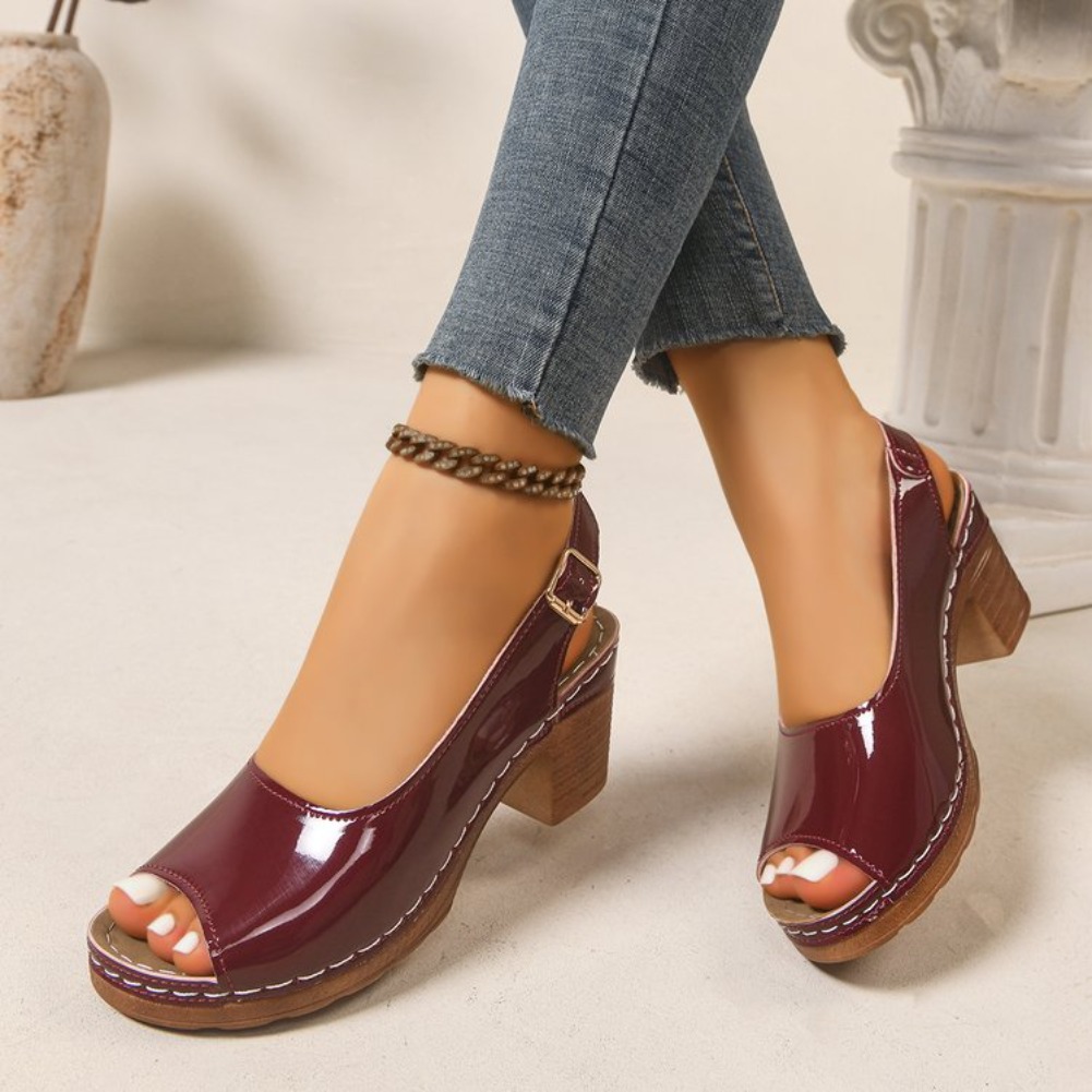 Новые женские босоножки на каб – обзор и цена Sewing New